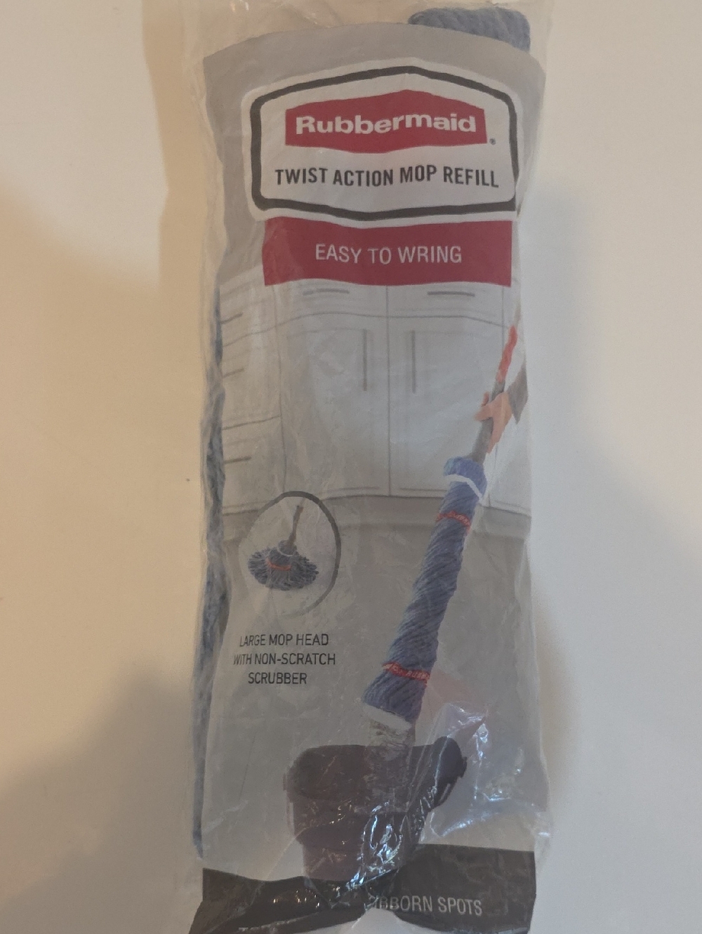 Rubbermaid New in Package Twist Action Mop 1809375 Refill